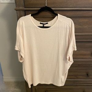Quince Lightweight Cotton Cashmere Link-Stitch Dolman Sweater